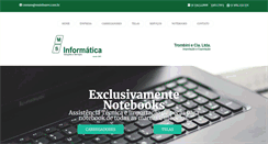 Desktop Screenshot of msinfoserv.com.br